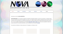 Desktop Screenshot of novamarketing.biz
