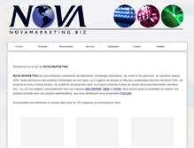 Tablet Screenshot of novamarketing.biz